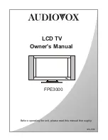 Audiovox 1287081B Owner'S Manual preview