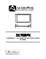 Preview for 1 page of Audiovox 1287082 Manual