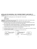 Preview for 11 page of Audiovox 1287391 Owners & Installation Manual