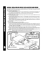 Preview for 4 page of Audiovox 990 Owner'S Manual And Installation Manual