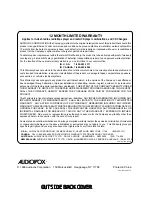 Preview for 20 page of Audiovox 990 Owner'S Manual And Installation Manual