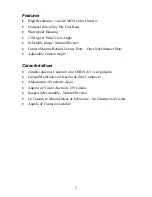 Preview for 2 page of Audiovox ACA200W - Rear View Camera Installation Manual