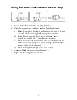 Preview for 8 page of Audiovox ACA200W - Rear View Camera Installation Manual