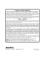 Preview for 20 page of Audiovox ACD-32 Owner'S Manual And Installation Manual