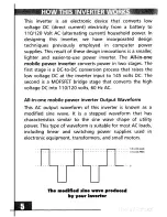 Preview for 7 page of Audiovox ADC120 - DC to AC Power Inverter User Manual