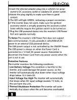 Preview for 11 page of Audiovox ADC120 - DC to AC Power Inverter User Manual