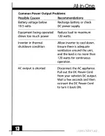 Preview for 15 page of Audiovox ADC120 - DC to AC Power Inverter User Manual