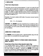 Предварительный просмотр 6 страницы Audiovox ADC400 Owner'S Manual