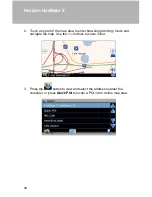 Предварительный просмотр 21 страницы Audiovox Advent ADVUV630 Navigation Instructions