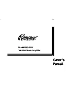 Audiovox AMP-591A Owner'S Manual preview