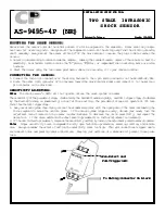 Preview for 1 page of Audiovox AS-9495-4P Installation Manual