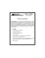 Audiovox Auto Security AS-9950 Owner'S Manual preview