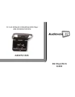 Audiovox AVXMTG10UA Installation Manual preview