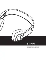 Preview for 1 page of Audiovox BT-HP1 Owner'S Manual