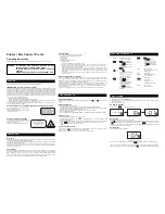 Предварительный просмотр 1 страницы Audiovox CE144A Operating Instructions