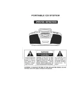 Preview for 1 page of Audiovox CE201R Operating Instructions Manual