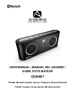Audiovox CE208BT User Manual preview