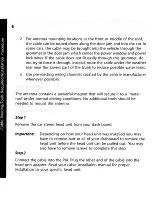 Preview for 6 page of Audiovox CNP2000UC - XM Direct 2 Main Installation Manual