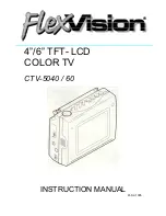 Audiovox CTV-5040 Instruction Manual preview