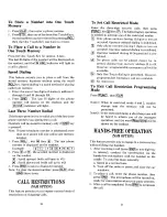 Preview for 11 page of Audiovox CTX-3300 Owner Operating Instructions