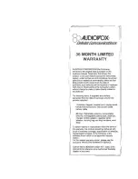 Предварительный просмотр 19 страницы Audiovox CTX-3600 User Manual