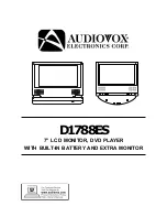 Audiovox D1788ES Instruction Manual предпросмотр