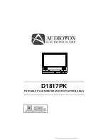 Audiovox D1817PK - DVD Player - 8 Instruction Manual preview