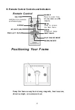 Предварительный просмотр 4 страницы Audiovox DPF1000 Instruction Manual