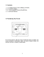 Предварительный просмотр 3 страницы Audiovox DPF508 - Digital Photo Frame Owner'S Manual