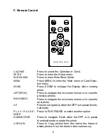 Preview for 6 page of Audiovox DPF708 - Digital Photo Frame Owner'S Manual