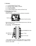 Preview for 3 page of Audiovox DPF808 - Digital Photo Frame Owner'S Manual