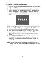 Preview for 6 page of Audiovox DPF808 - Digital Photo Frame Owner'S Manual