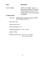 Preview for 13 page of Audiovox DPF808 - Digital Photo Frame Owner'S Manual