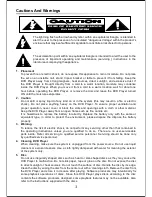 Preview for 3 page of Audiovox DT85 Operation Manual