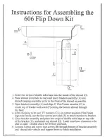 Preview for 1 page of Audiovox FlexVision CTV-5060 Assembling Instructions