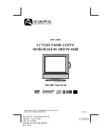 Audiovox FPE1508DV - 15" LCD TV Owner'S Manual preview