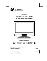 Audiovox FPE3208DV Owner'S Manual preview