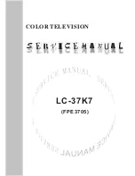 Preview for 1 page of Audiovox FPE3705 - 37" LCD TV Service Manual