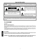 Preview for 3 page of Audiovox FPE6317P Operating Manual