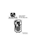 Предварительный просмотр 1 страницы Audiovox FR-240 Owner'S Manual