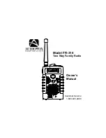 Preview for 1 page of Audiovox FR-314 Owner'S Manual