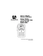 Audiovox FR-530 Owner'S Manual предпросмотр