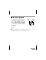 Предварительный просмотр 8 страницы Audiovox FR-531-2 Owner'S Manual