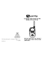 Audiovox FR14 Operating Instructions Manual preview