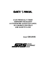 Audiovox GM-250G Owner'S Manual preview