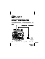 Preview for 1 page of Audiovox GMRS-3000PK Owner'S Manual