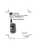 Preview for 1 page of Audiovox GMRS9010-2 Owner'S Manual