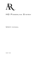 Audiovox HDP100 - Acoustic Research HD Powerlink User Manual preview