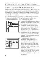 Preview for 8 page of Audiovox HDP100 - Acoustic Research HD Powerlink User Manual