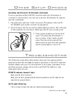 Preview for 9 page of Audiovox HDP100 - Acoustic Research HD Powerlink User Manual